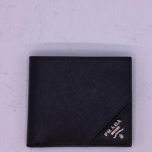 Prada Black horizontal wallet with logo - Picture 2 of 9